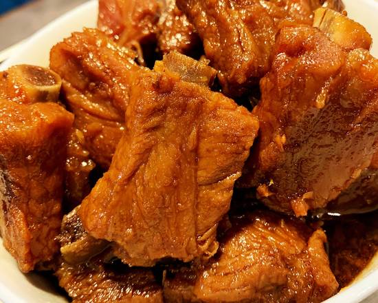 68. 蜜汁干排 Côtes levées sauce à l'ail Honey Garlic Spare Ribs